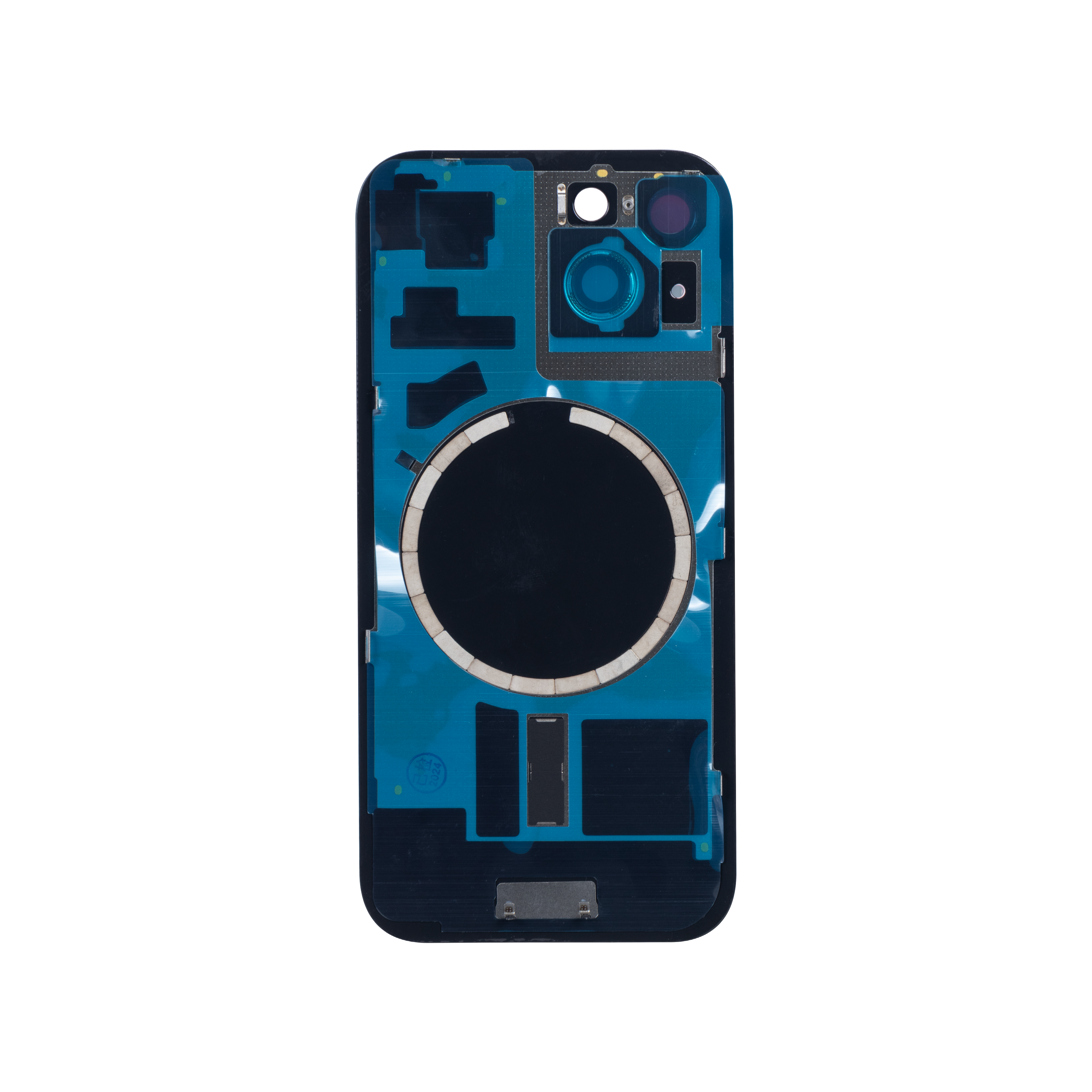 For iPhone 15 Extra Glass With Enlarged Camera Frame Pink Compatible