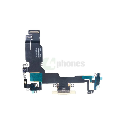 For Apple iPhone 15 System Charging Flex Yellow Pulled