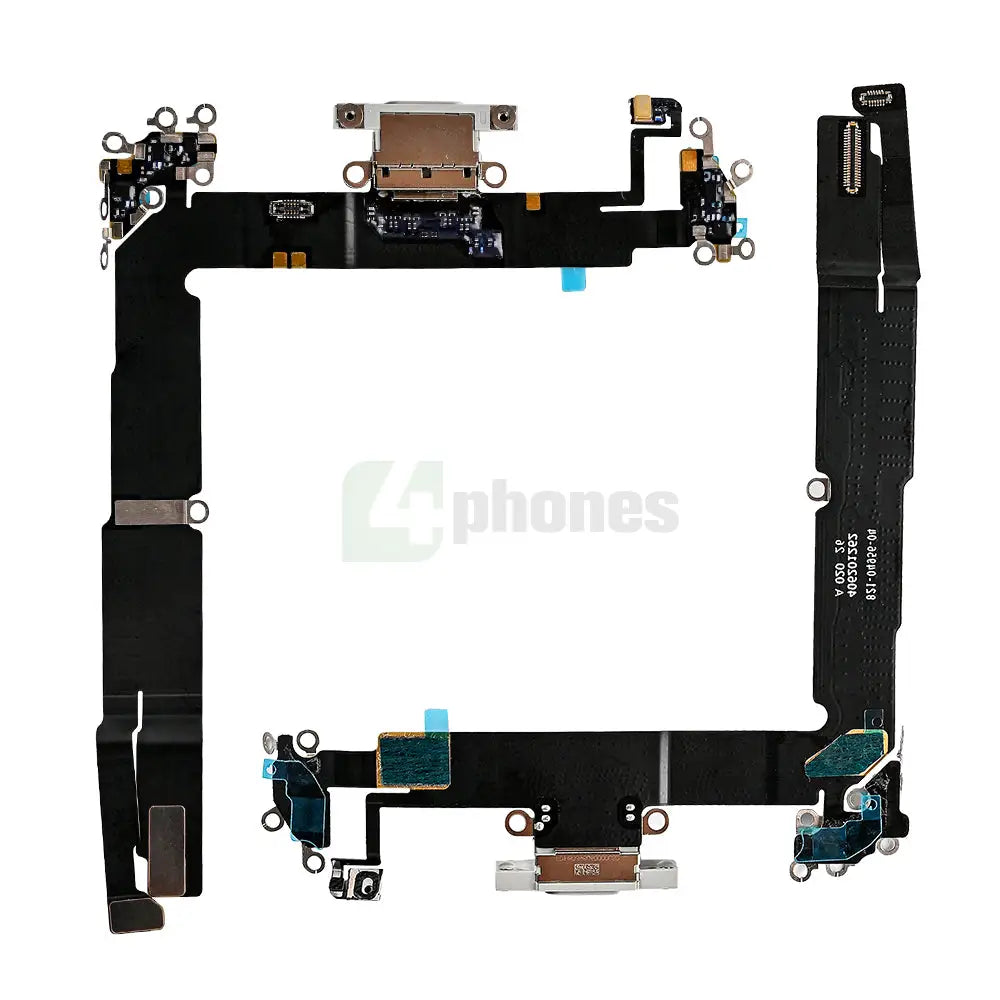 For Apple iPhone 16 Plus System Charging Board White Pulled