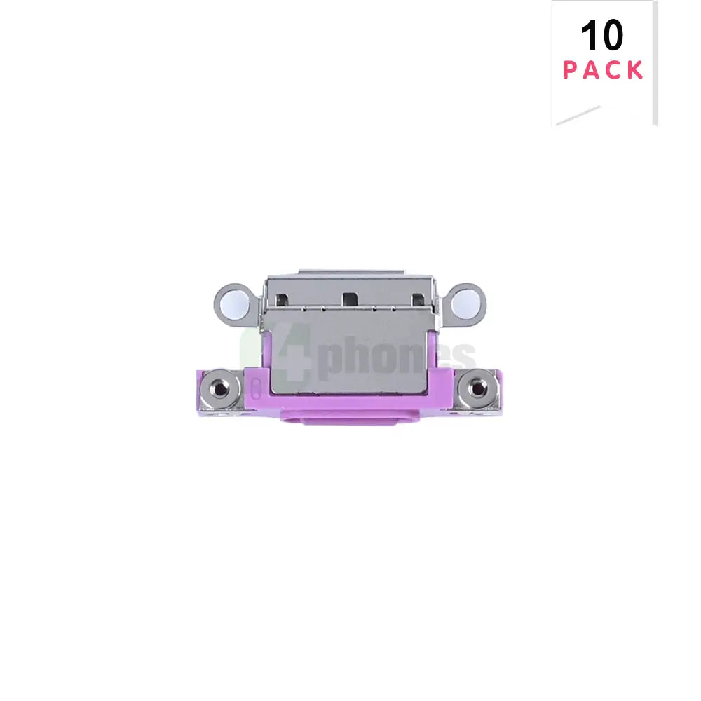 For Apple iPhone 16, 16 Plus System Charging Port Pink (10pcs)