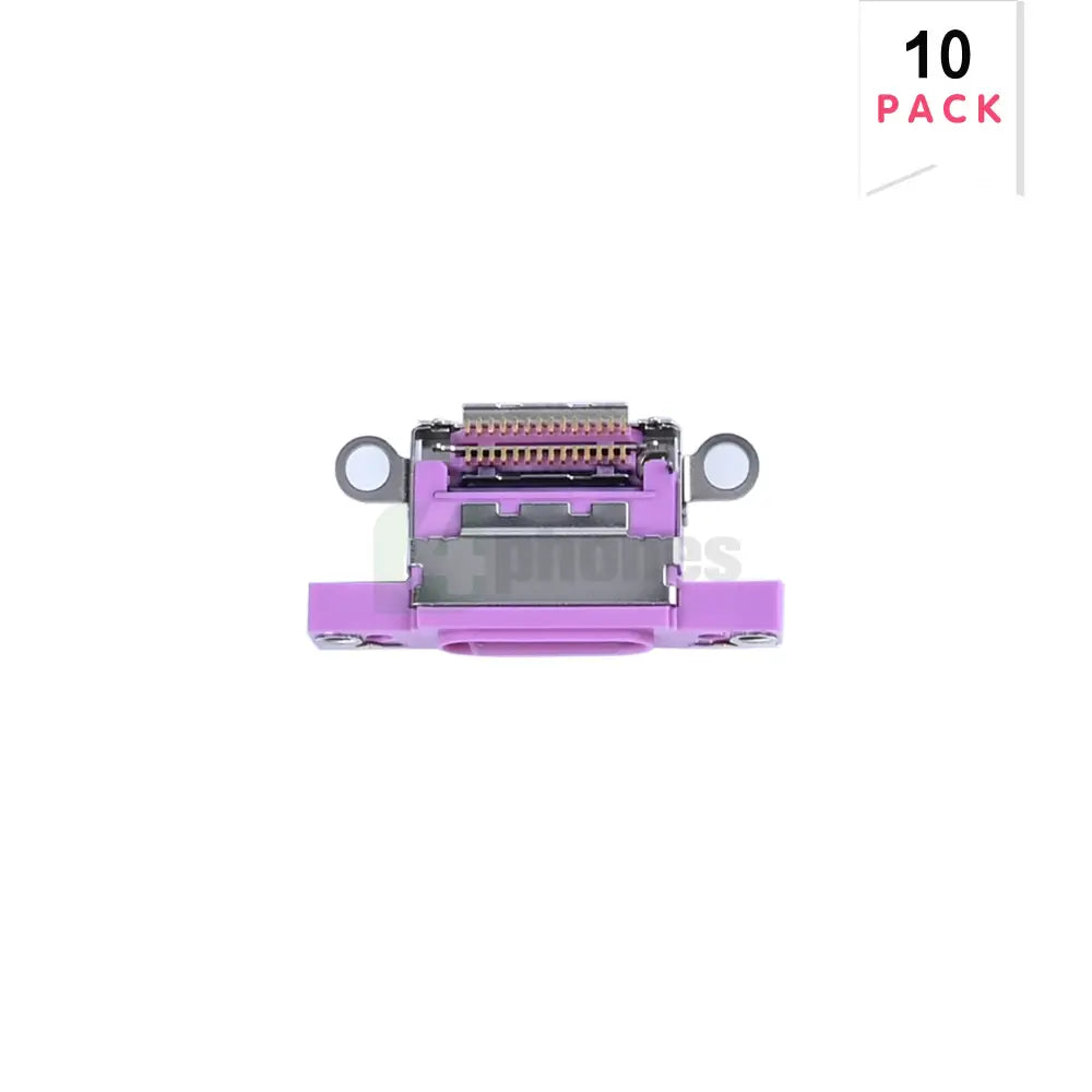 For Apple iPhone 16, 16 Plus System Charging Port Pink (10pcs)