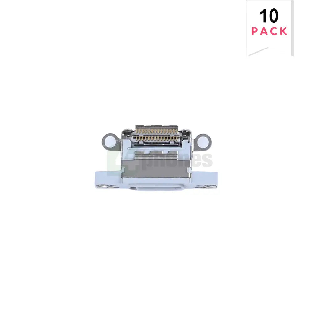 For Apple iPhone 16, 16 Plus System Charging Port White (10pcs)