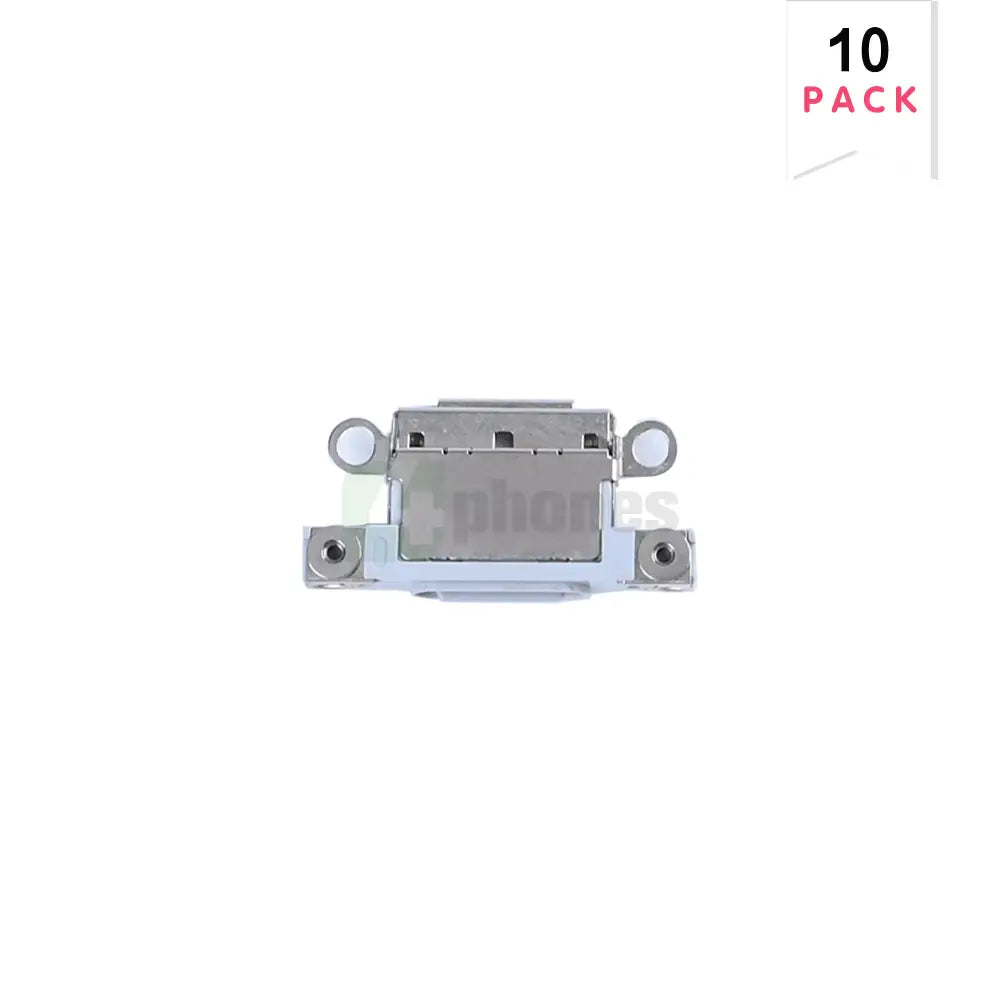 For Apple iPhone 16, 16 Plus System Charging Port White (10pcs)