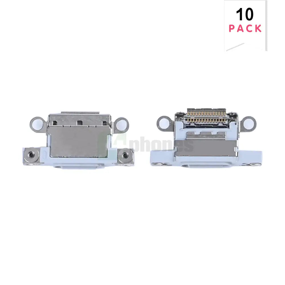 For Apple iPhone 16, 16 Plus System Charging Port White (10pcs)