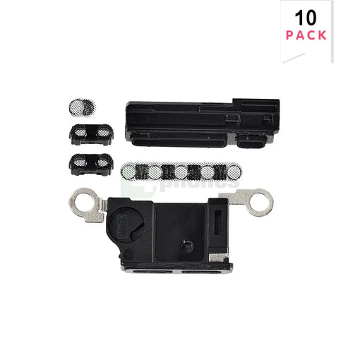 For Apple iPhone 16 Pro Max Loudspeaker And Microphone Mesh Set Black Titanium Compatible (10-Pack)