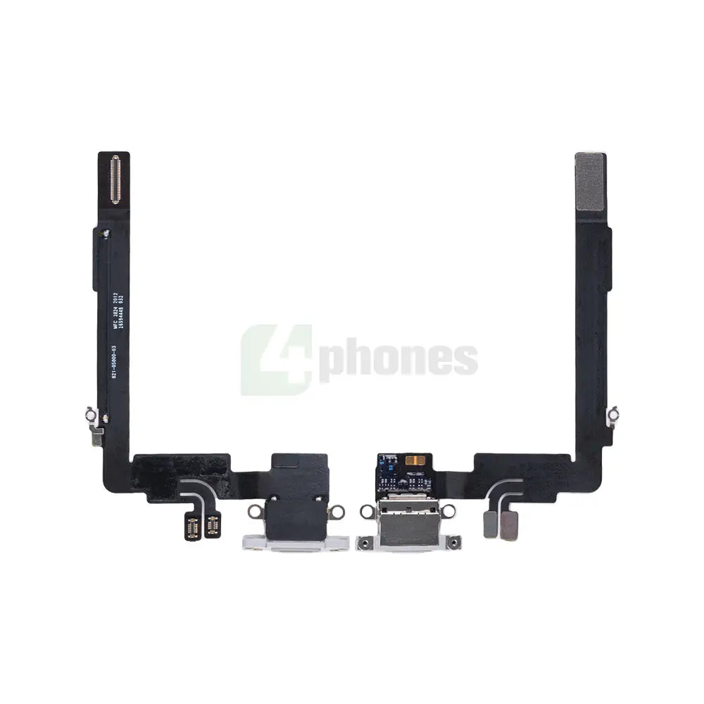 For Apple iPhone 16 Pro Max System Charging Flex White Titanium Pulled
