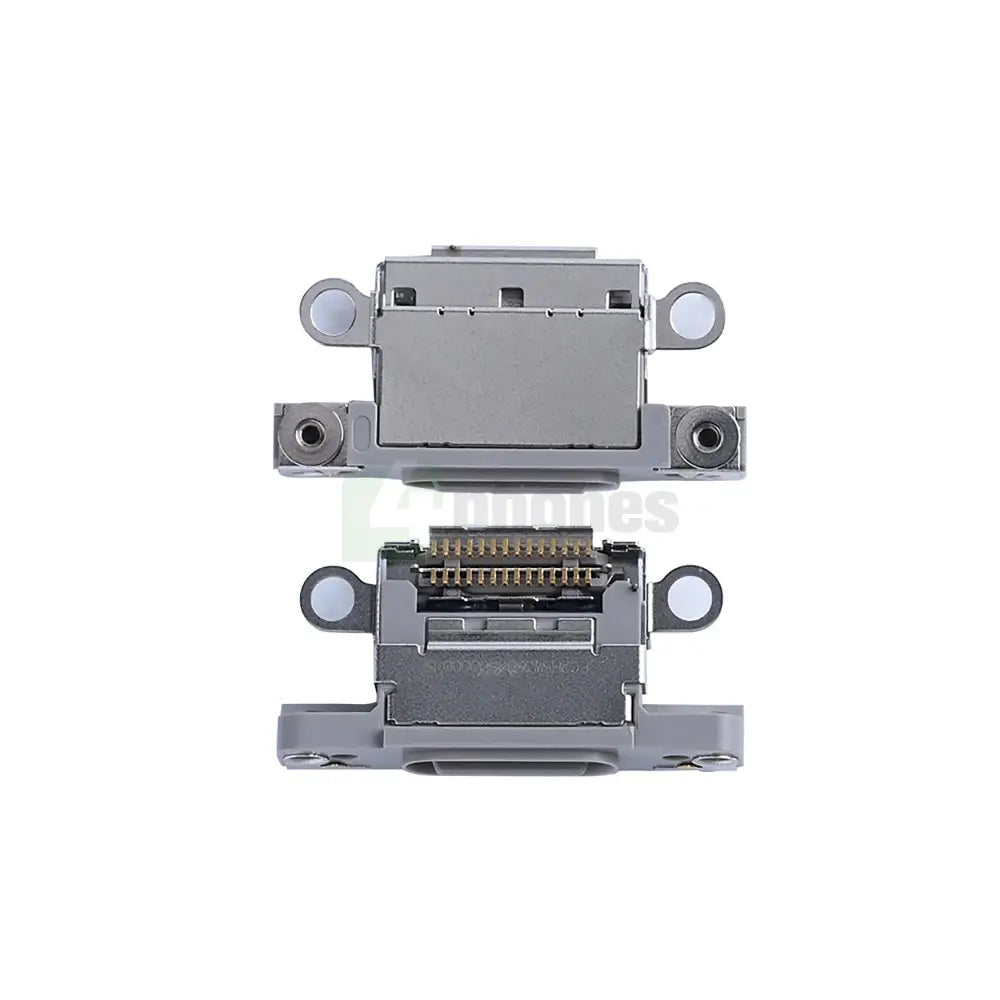 For Apple iPhone 16 Pro, 16 Pro Max System Charging Port White Titanium Pulled (10pcs)