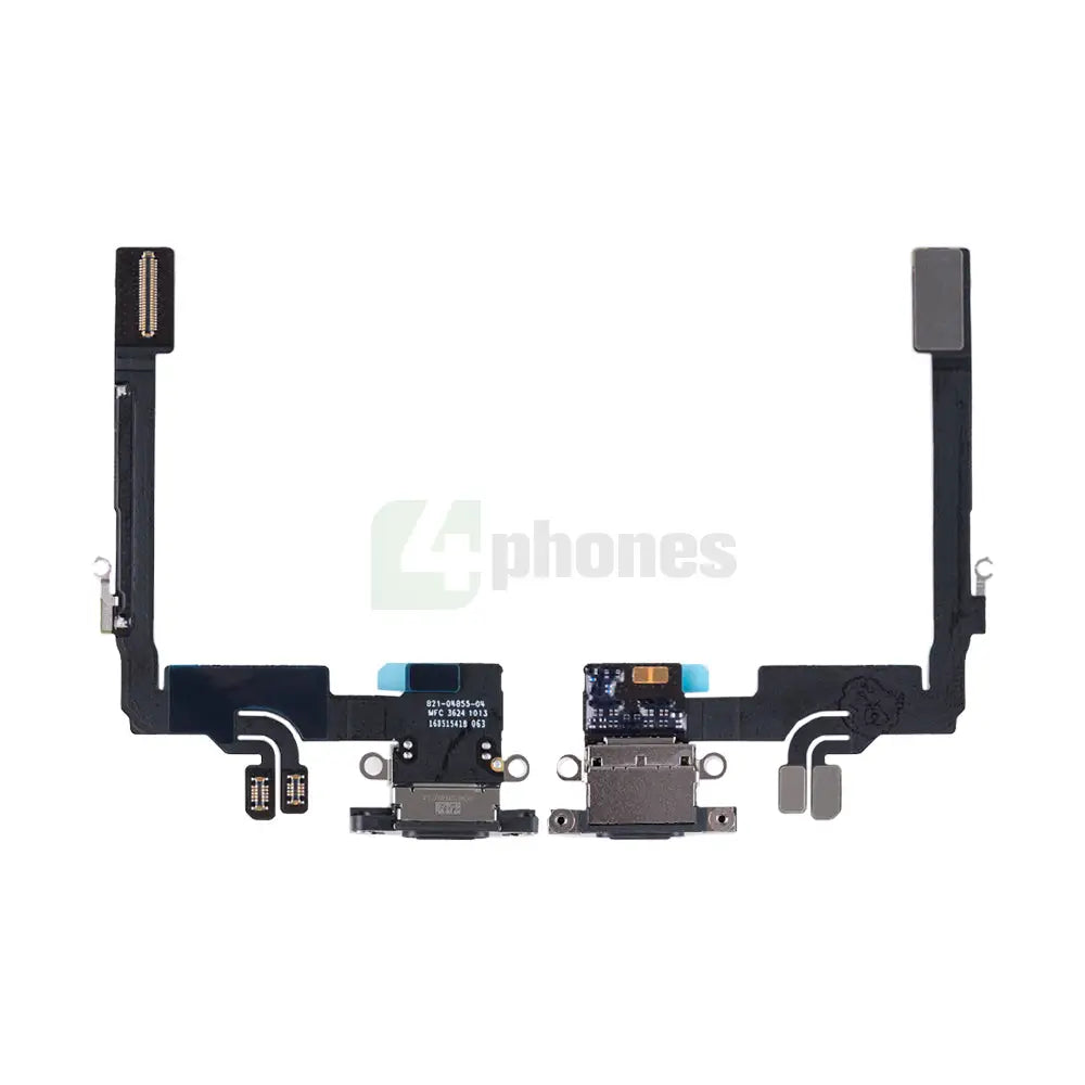 For Apple iPhone 16 Pro System Charging Flex Black Titanium Pulled