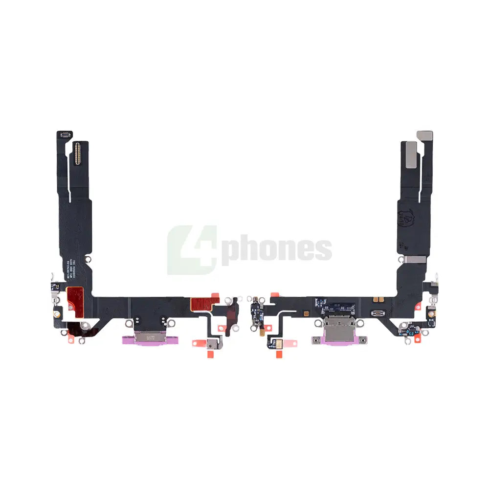 For Apple iPhone 16 System Charging Flex Pink