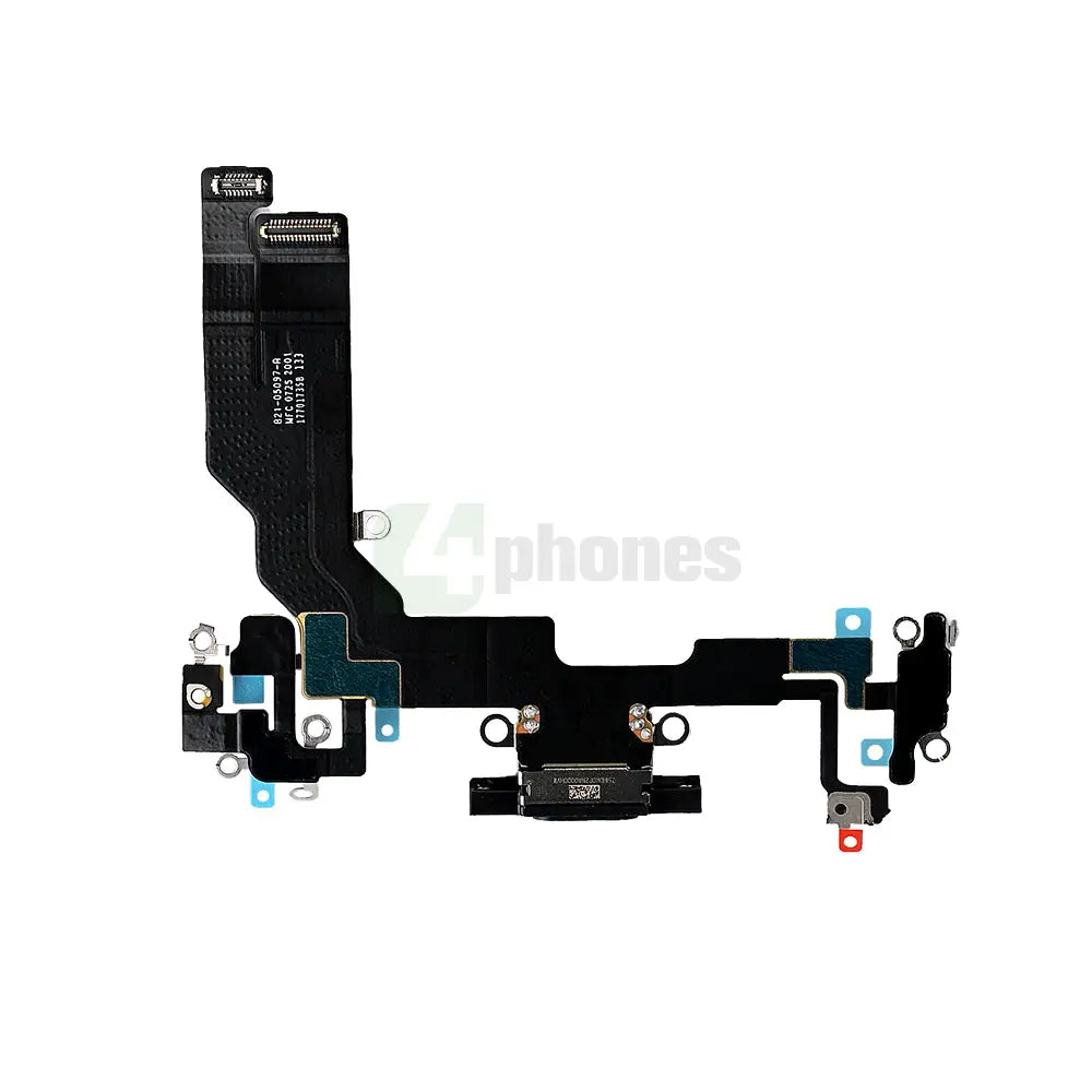 For Apple iPhone 16e System Charging Flex Black
