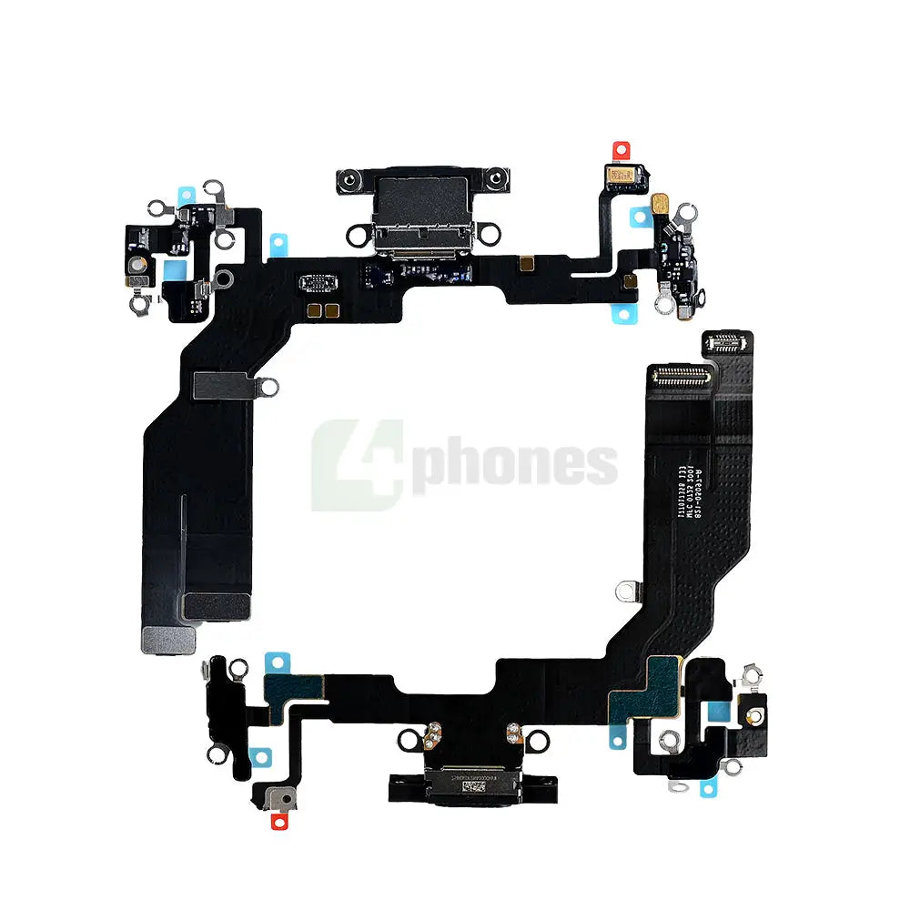 For Apple iPhone 16e System Charging Flex Black