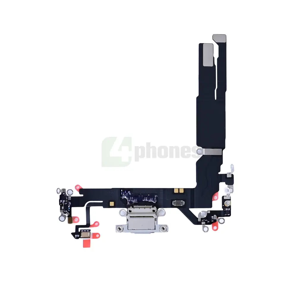 For Apple iPhone 17 System Charging Flex Silver Pulled