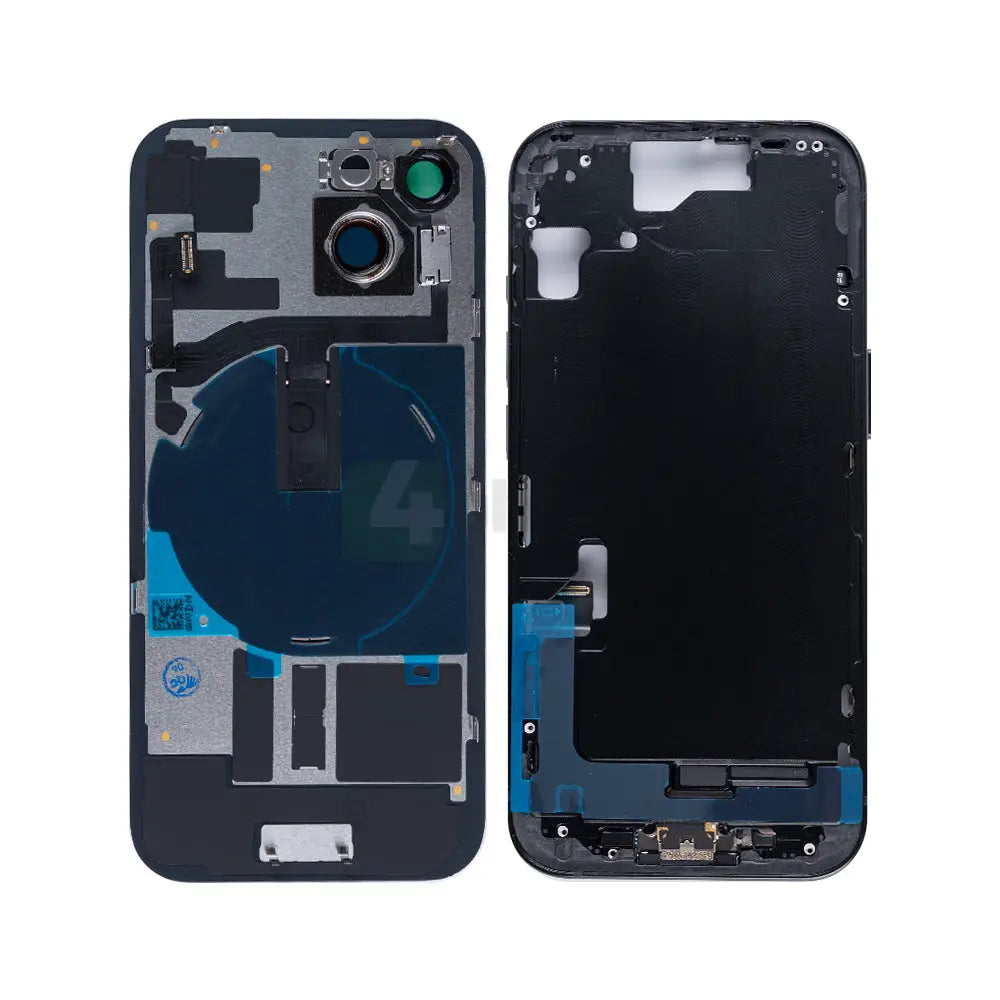 For iPhone 15 Complete Housing Incl. All Small Parts And Back Camera Black