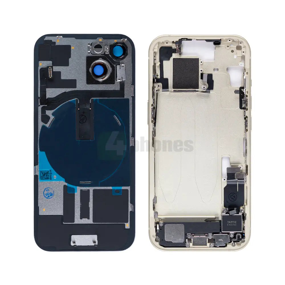 For iPhone 15 Complete Housing Incl. All Small Parts97,9ç And Back Camera Yellow