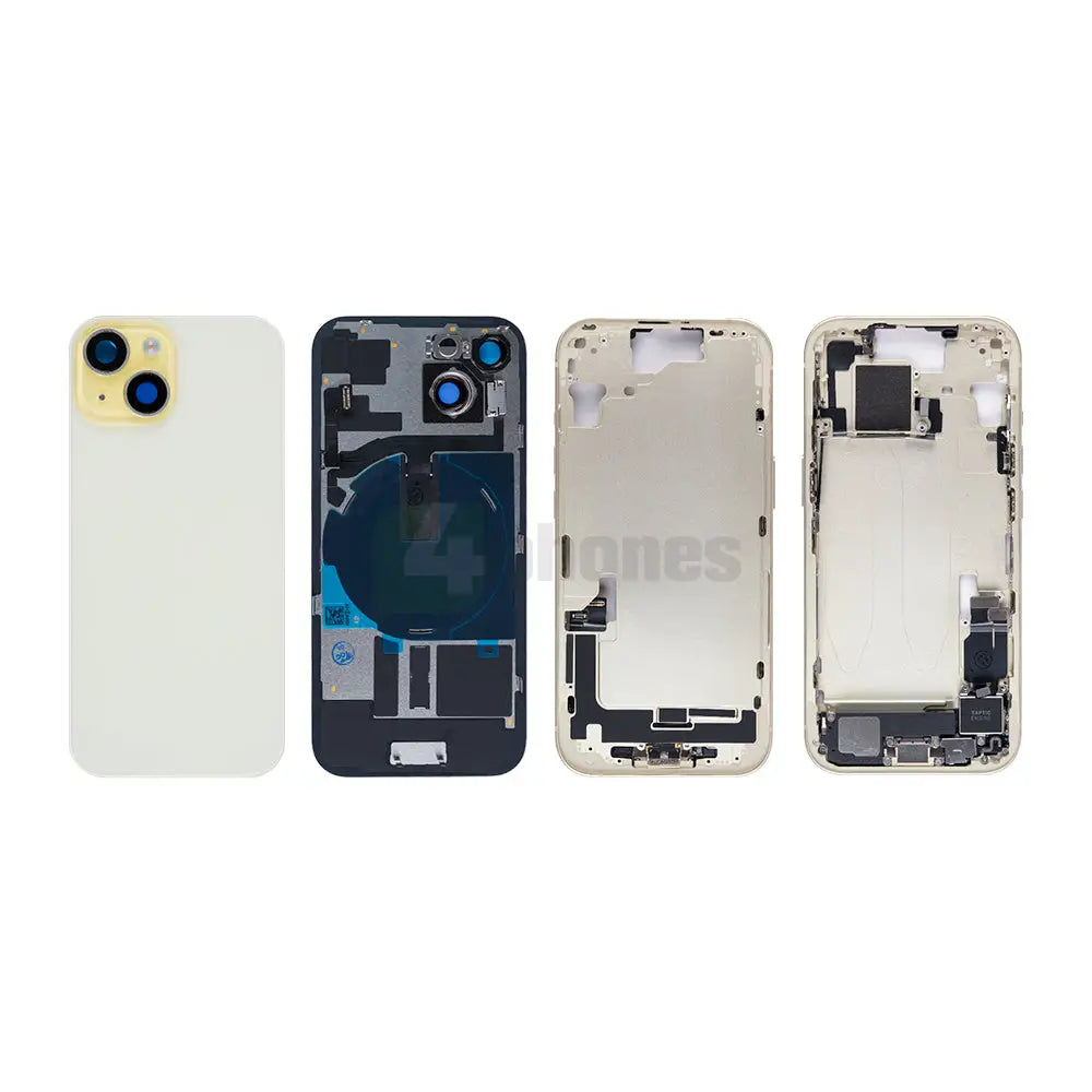 For iPhone 15 Complete Housing Incl. All Small Parts97,9ç And Back Camera Yellow