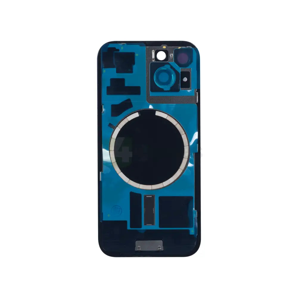 For iPhone 15 Extra Glass With Enlarged Camera Frame Yellow Compatible