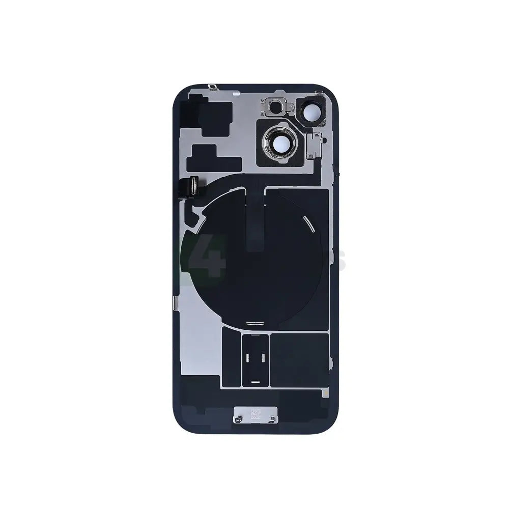 For iPhone 15 Extra Glass With NFC, Enlarged Camera Frame Black Pulled