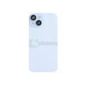 For iPhone 15 Extra Glass With NFC, Enlarged Camera Frame Blue Pulled