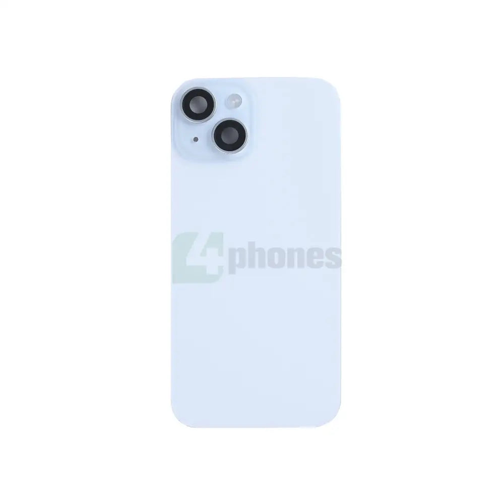 For iPhone 15 Extra Glass With NFC, Enlarged Camera Frame Blue Pulled