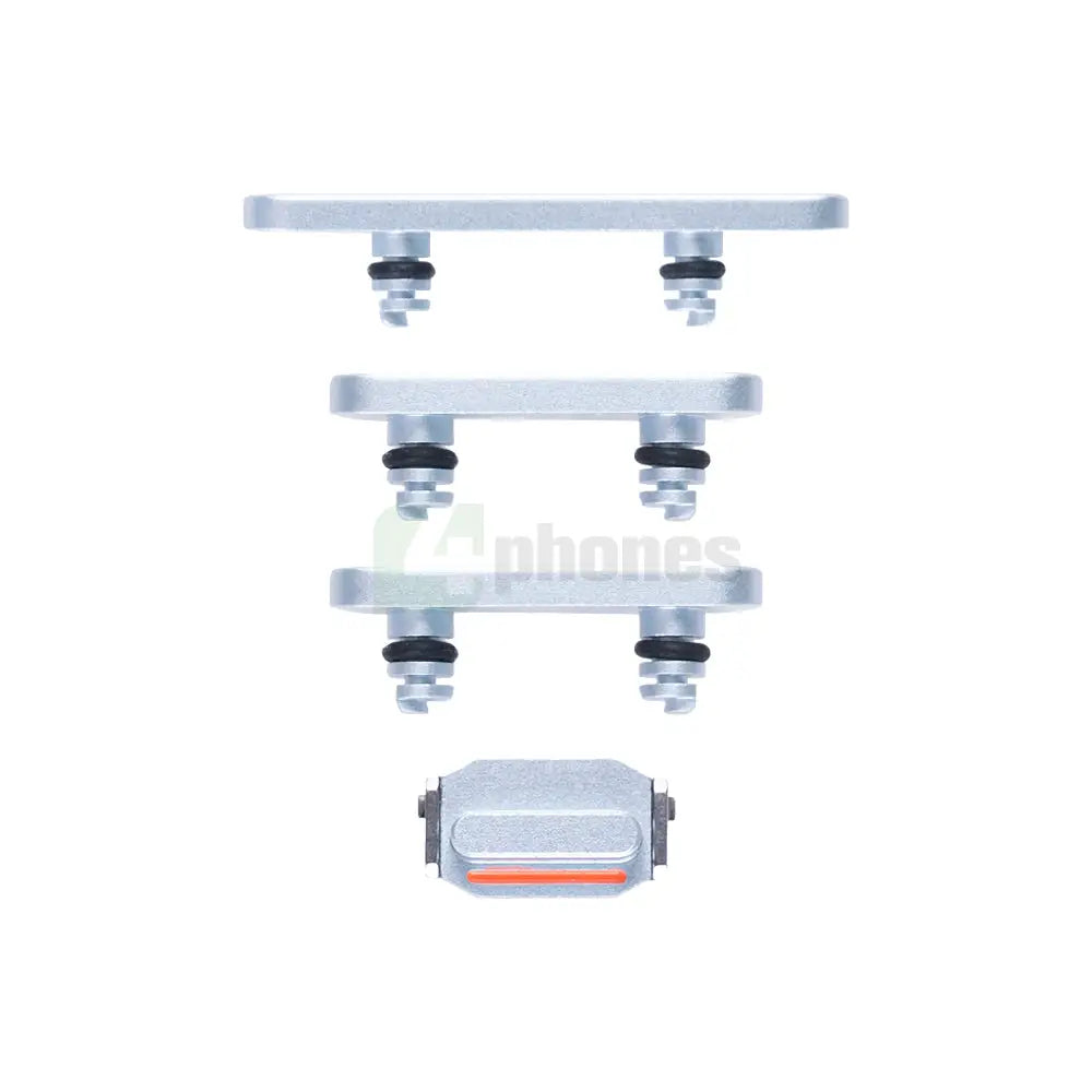 For iPhone 15, 15 Plus Side Button Set (4 Pcs) Blue