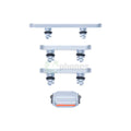 For iPhone 15, 15 Plus Side Button Set (4 Pcs) Blue