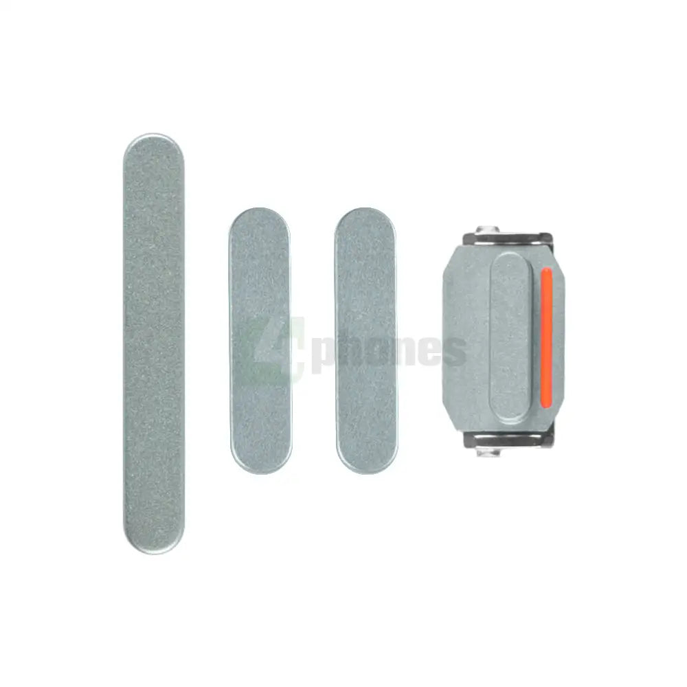 For iPhone 15, 15 Plus Side Button Set (4 Pcs) Green