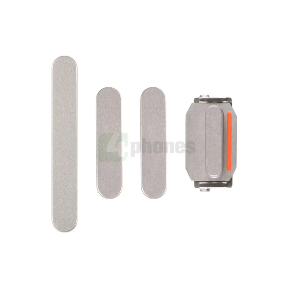 For iPhone 15, 15 Plus Side Button Set (4 Pcs) Yellow