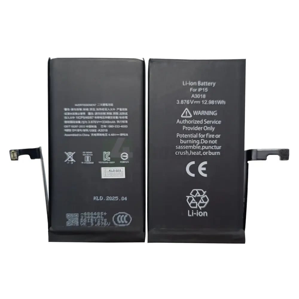 For iPhone 15 Run Diagnostics Battery OEM
