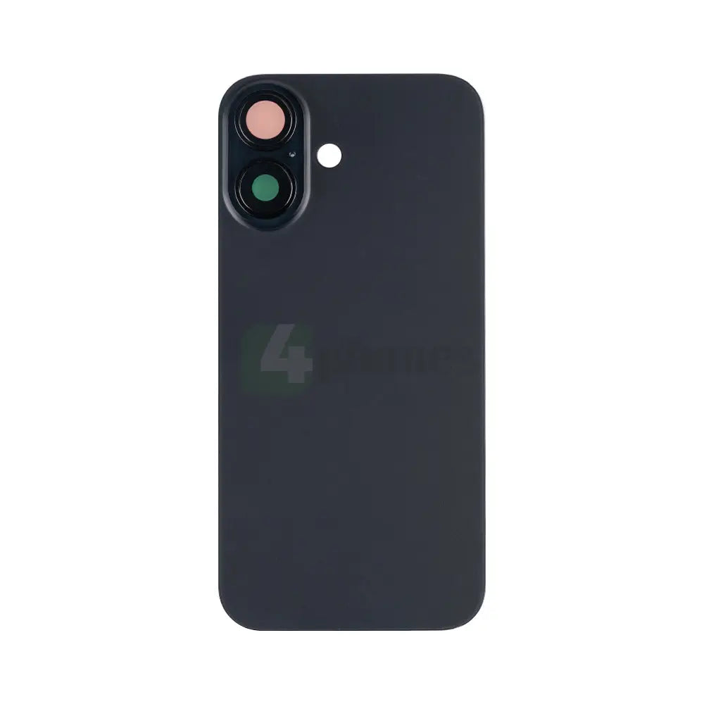 For iPhone 16 Extra Glass Without NFC, Enlarged Camera Frame Black