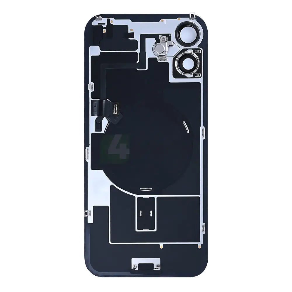 For iPhone 16 Plus Extra Glass With NFC, Enlarged Camera Frame Black Pulled