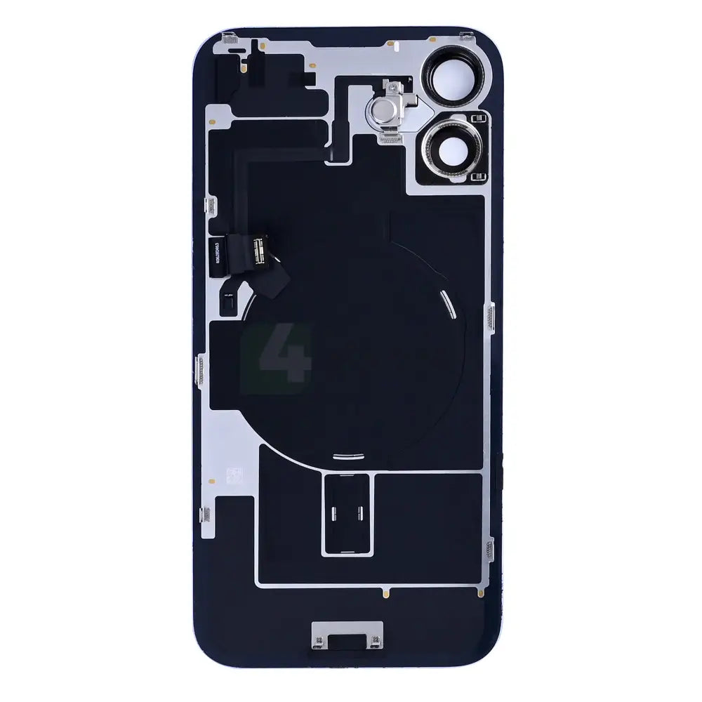 For iPhone 16 Plus Extra Glass With NFC, Enlarged Camera Frame Ultramarine Pulled