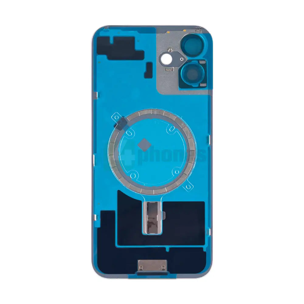 For iPhone 16 Plus Extra Glass Without NFC, Enlarged Camera Frame Black