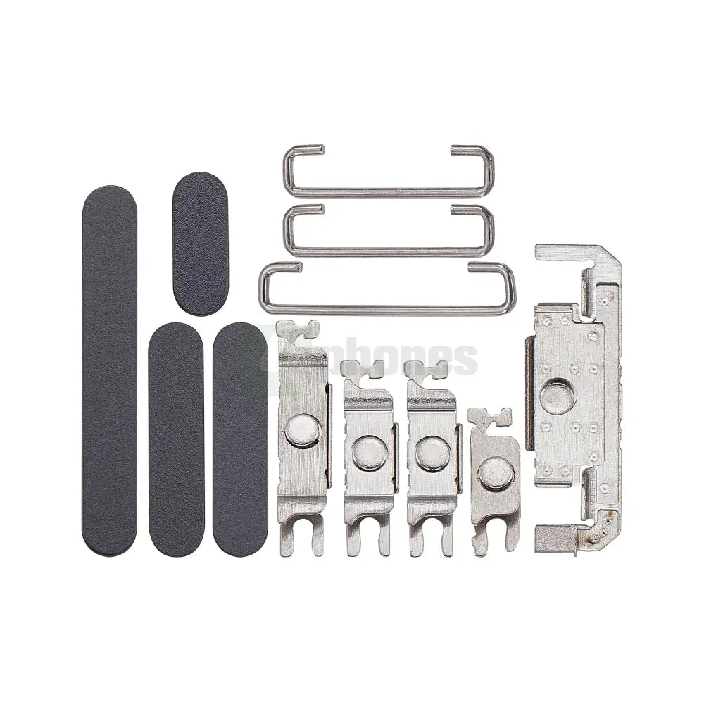 For iPhone 16, 16 Plus Side Button Set (4 Pcs) Black
