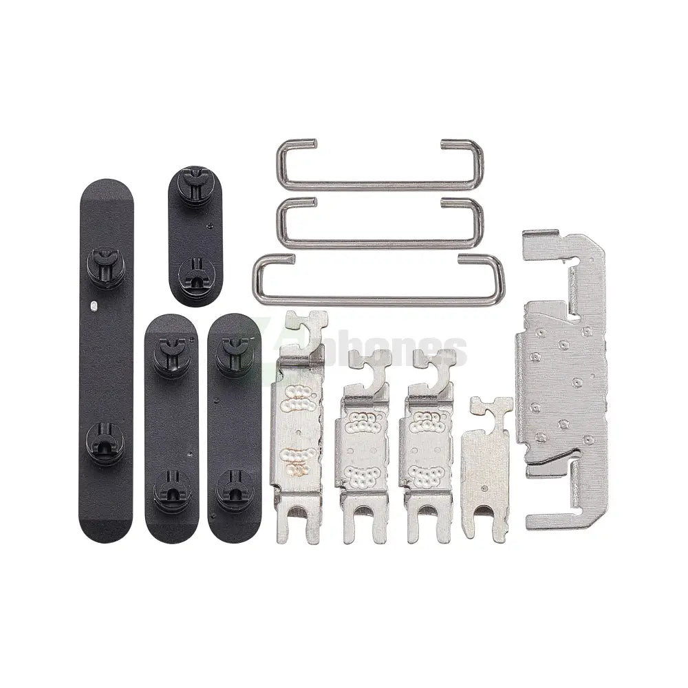 For iPhone 16, 16 Plus Side Button Set (4 Pcs) Black