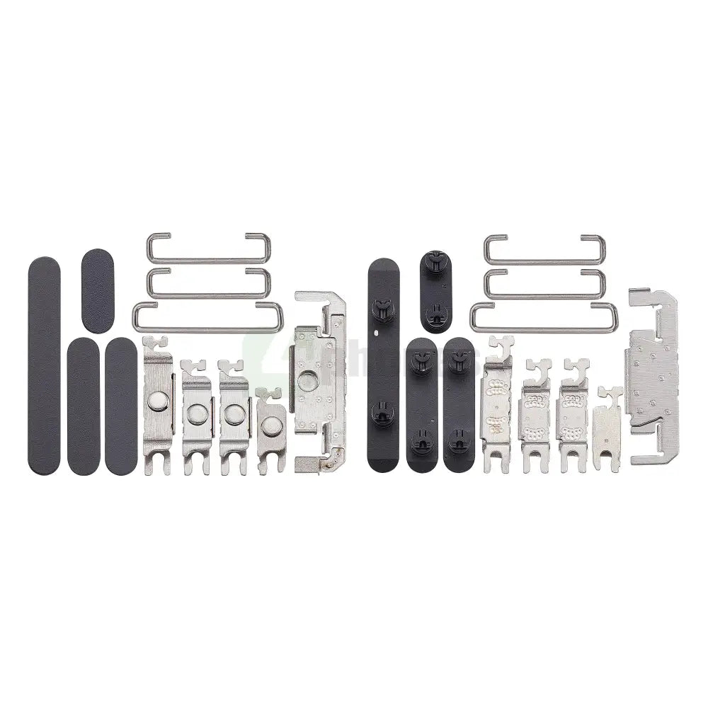 For iPhone 16, 16 Plus Side Button Set (4 Pcs) Black
