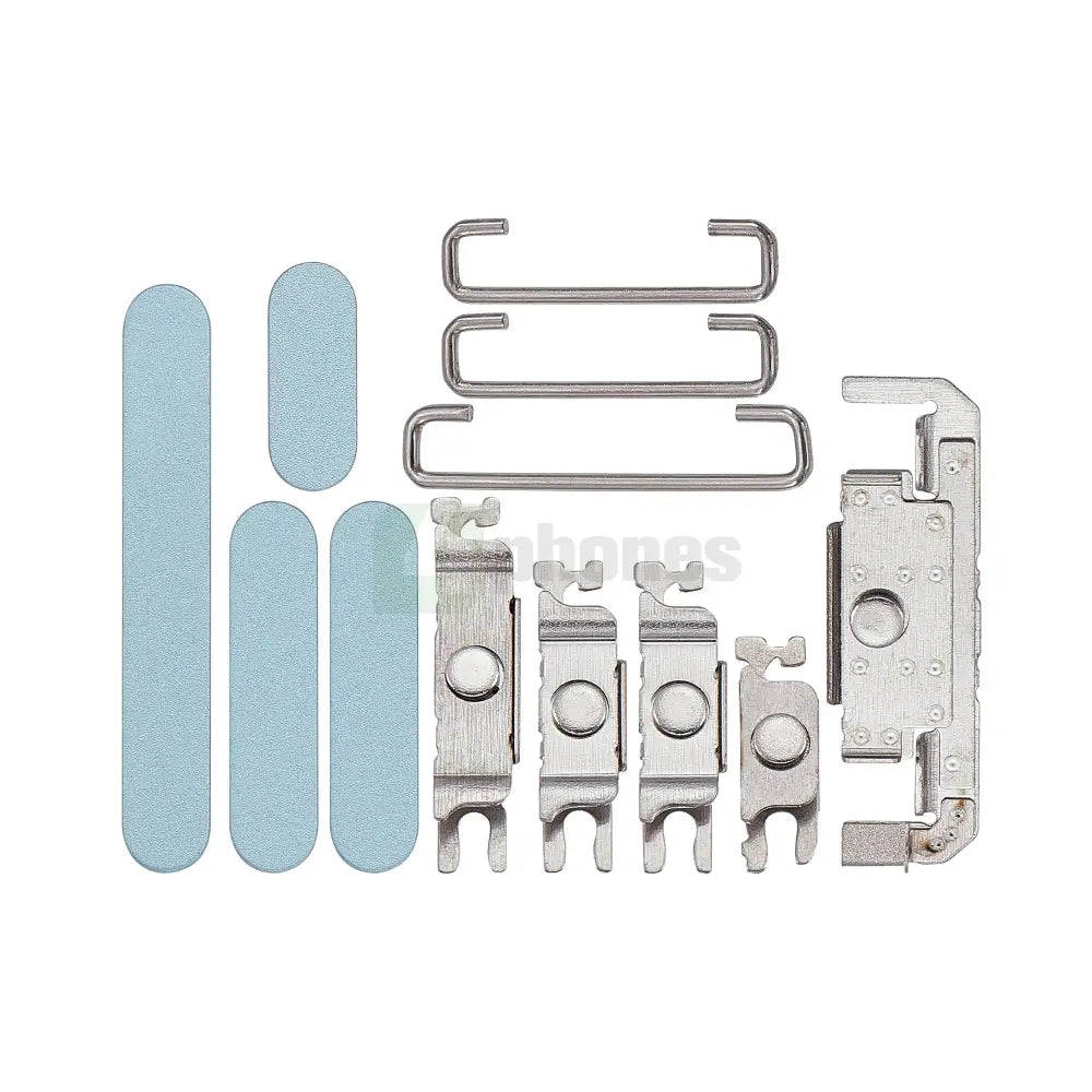 For iPhone 16, 16 Plus Side Button Set (4 Pcs) Teal
