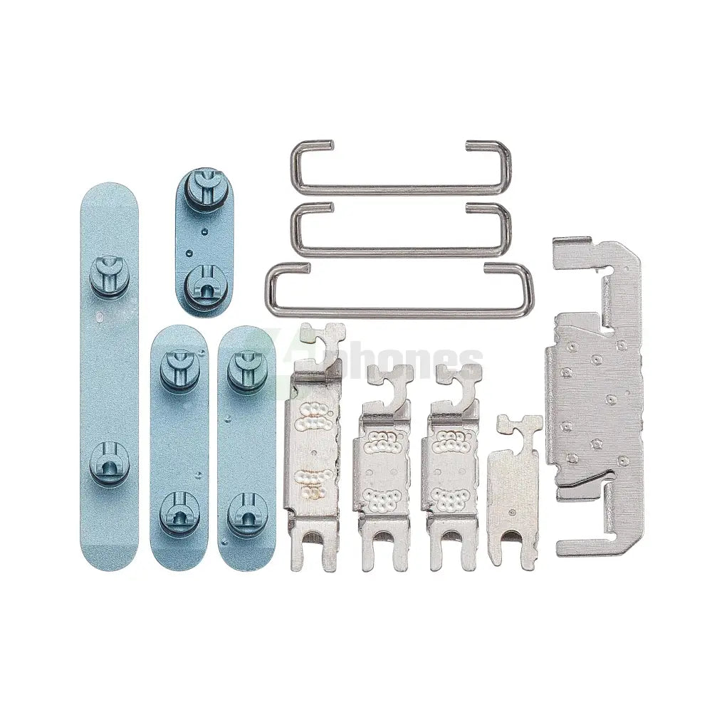 For iPhone 16, 16 Plus Side Button Set (4 Pcs) Teal