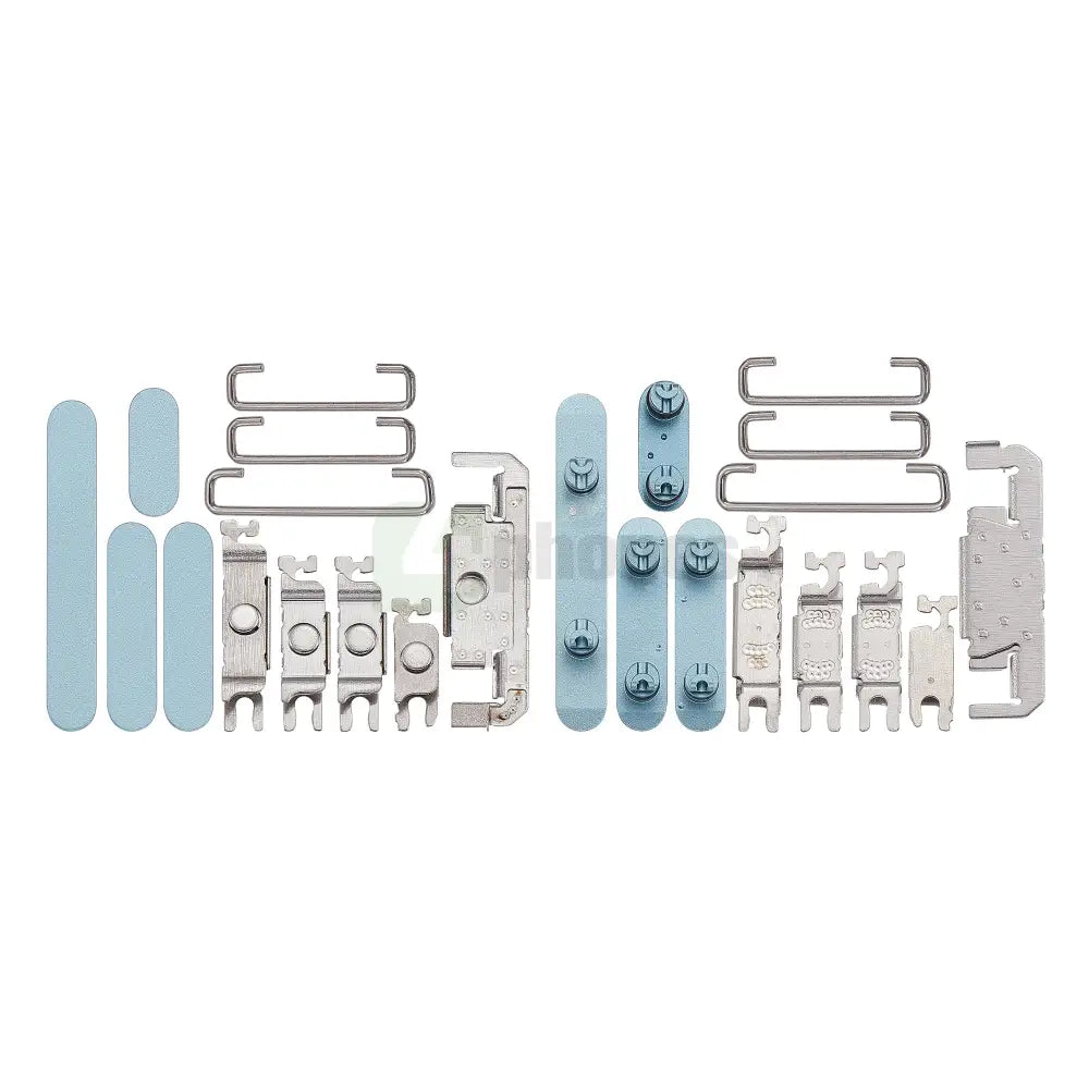 For iPhone 16, 16 Plus Side Button Set (4 Pcs) Teal