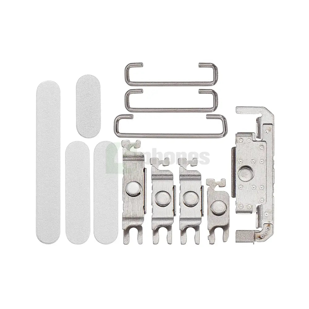 For iPhone 16, 16 Plus Side Button Set (4 Pcs) White