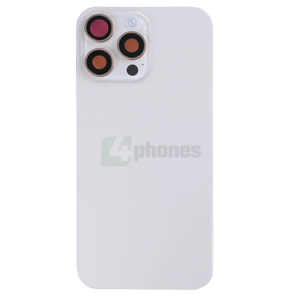 For iPhone 16 Pro Complete Housing Incl. All Small Parts Without Battery And Back Camera Desert Titanium