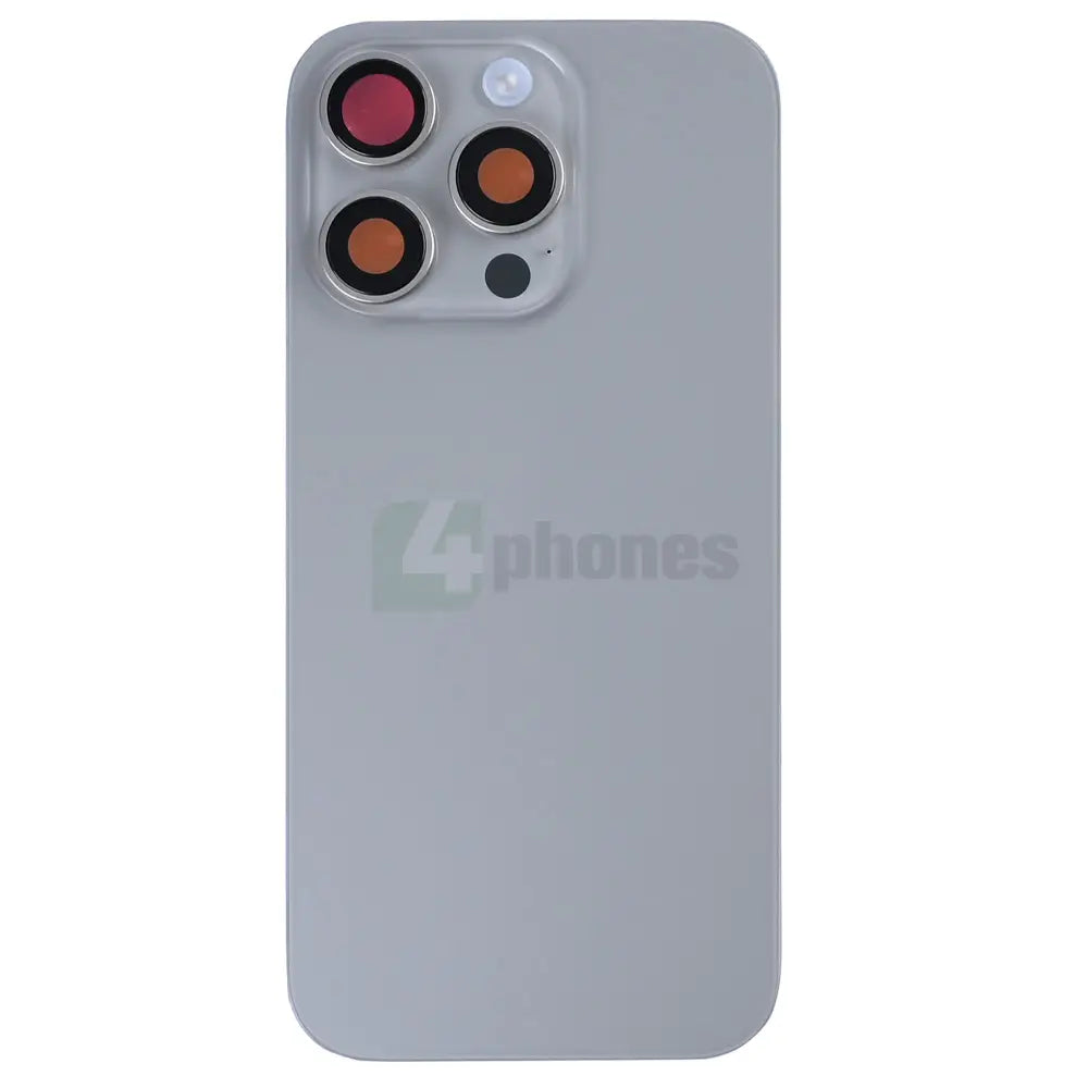 For iPhone 16 Pro Complete Housing Incl. All Small Parts Without Battery And Back Camera Natural Titanium