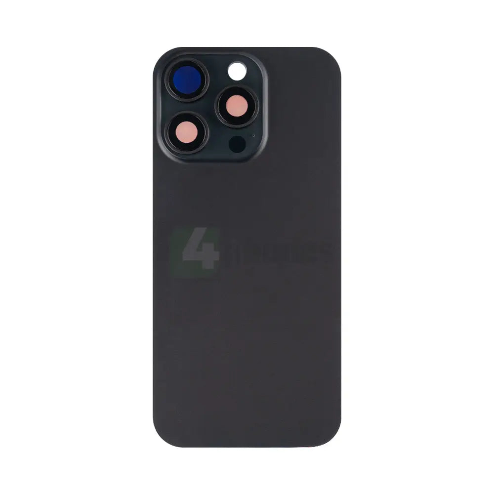 For iPhone 16 Pro Extra Glass Without NFC, Enlarged Camera Frame Black Titanium