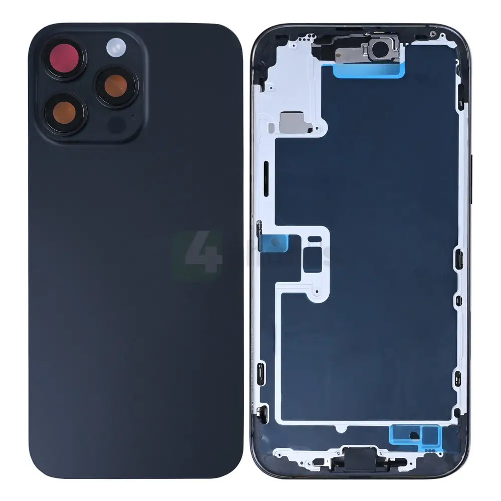 For iPhone 16 Pro Max Complete Housing Incl. All Small Parts And Back Camera Black Titanium