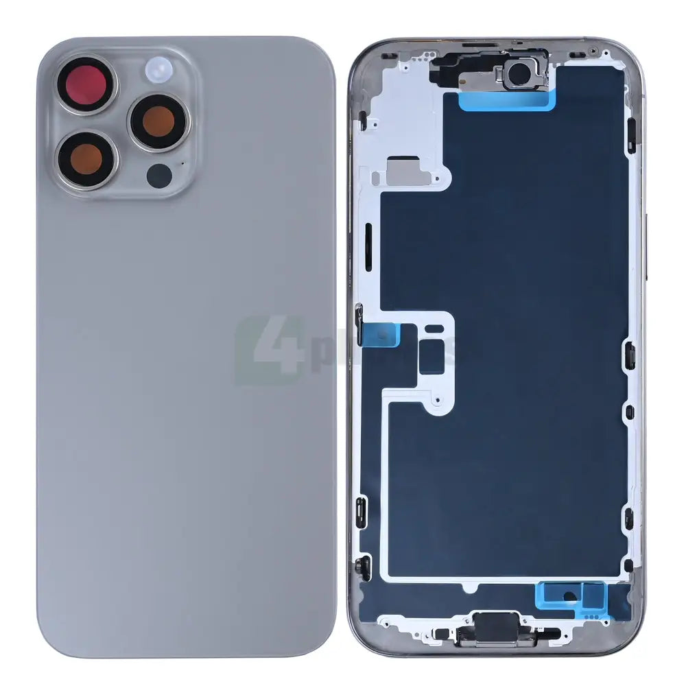 For iPhone 16 Pro Max Complete Housing Incl. All Small Parts And Back Camera Natural Titanium