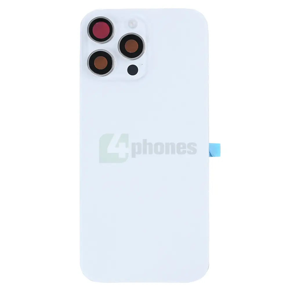 For iPhone 16 Pro Max Complete Housing Incl. All Small Parts And Back Camera White Titanium