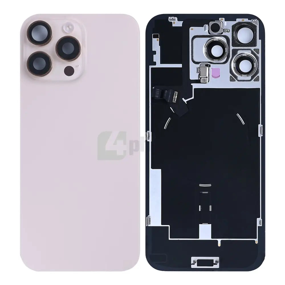 For iPhone 16 Pro Max Extra Glass With NFC, Enlarged Camera Frame Desert Titanium Pulled
