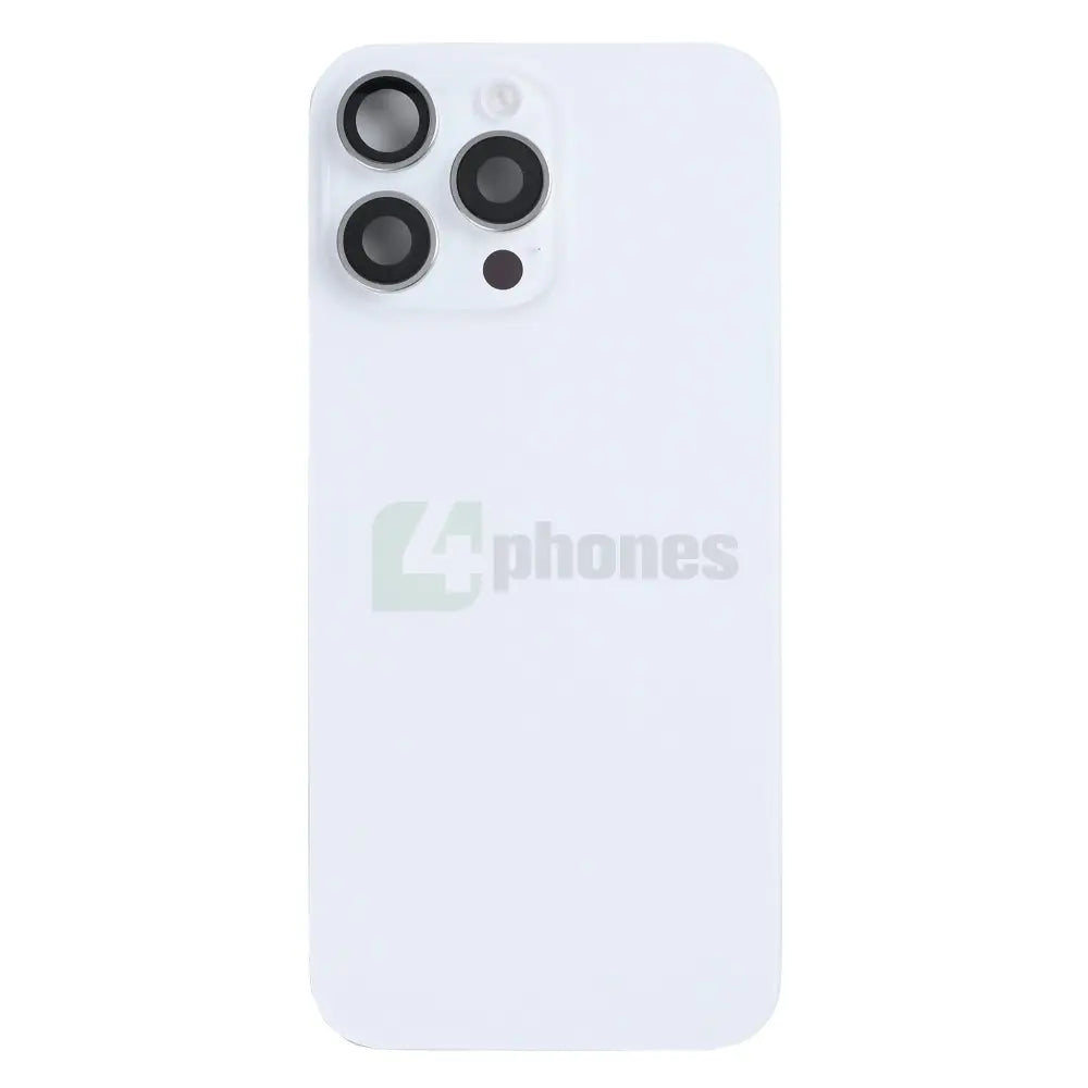 For iPhone 16 Pro Max Extra Glass With NFC, Enlarged Camera Frame White Titanium