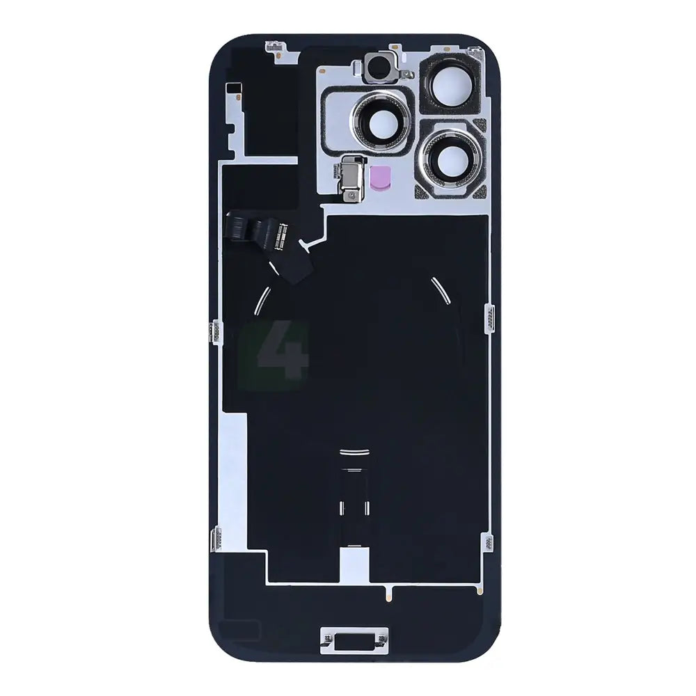 For iPhone 16 Pro Max Extra Glass With NFC, Enlarged Camera Frame White Titanium