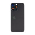 For iPhone 16 Pro Max Extra Glass Without NFC, Enlarged Camera Frame Black Titanium