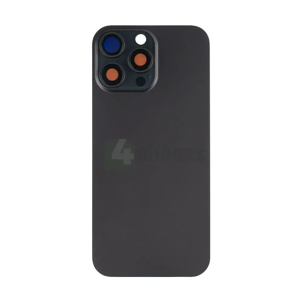 For iPhone 16 Pro Max Extra Glass Without NFC, Enlarged Camera Frame Black Titanium